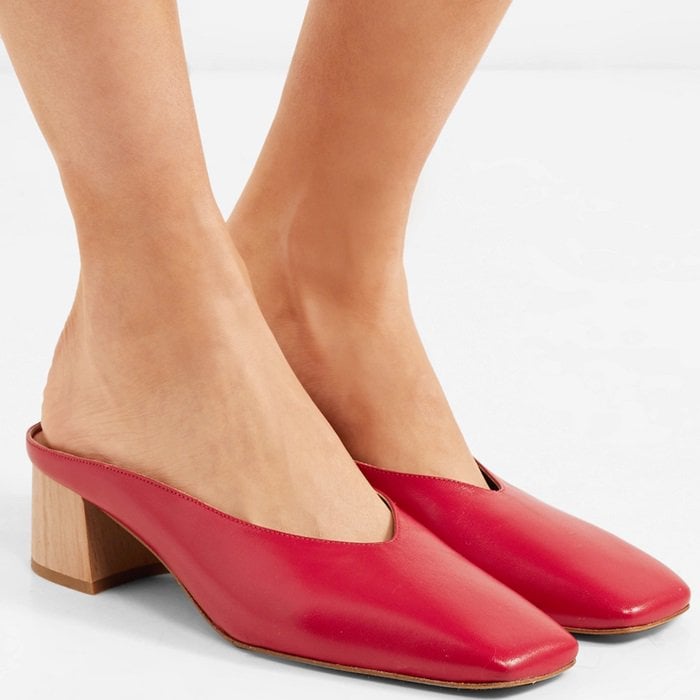 Alisha Boe Shows Off Her Feet in BY FAR Karen Angular Block Heels