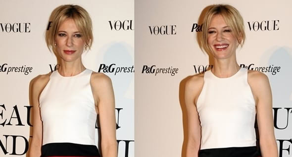 Cate Blanchett Stuns in Feathered Prabal Gurung Dress at Milan Fashion Week