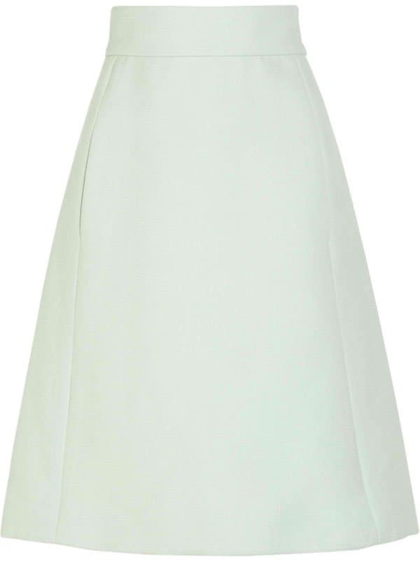 Chlo&eacute; High-Waisted Wool A-Line Skirt