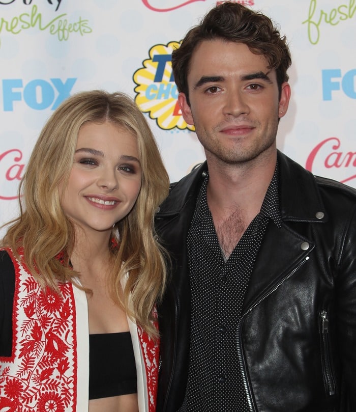Chlo&euml; Grace Moretz and Jamie Blackley at Fox&rsquo;s 2014 Teen Choice Awards held at the Shrine Auditorium in Los Angeles on August 10, 2014