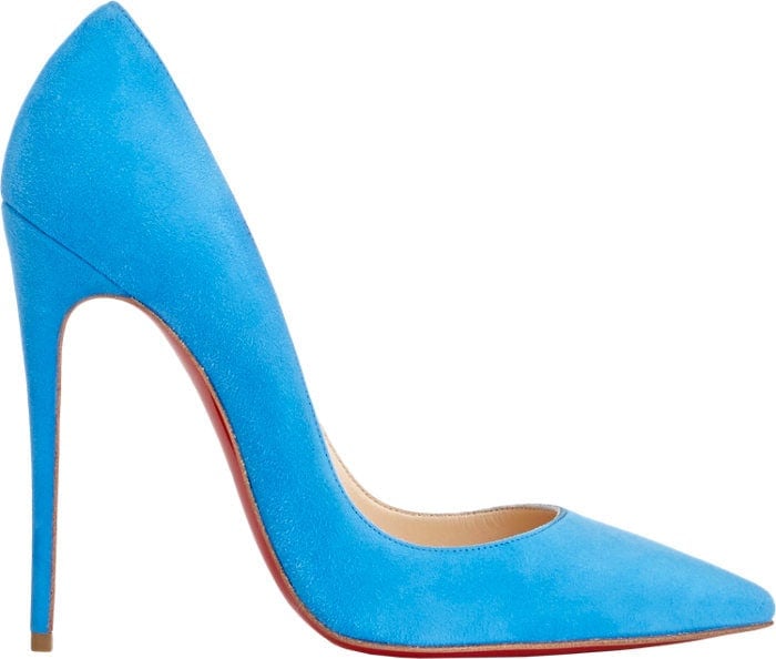 Christian Louboutin "So Kate" Pumps in Bright&nbsp;Blue Suede