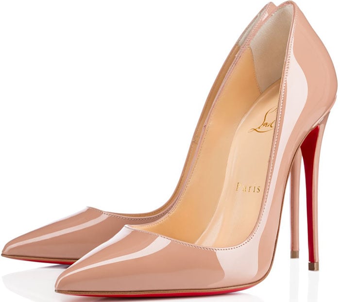 Christian Louboutin So Kate Pumps in Bronze Python