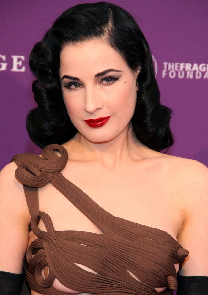 Dita Von Teese attends the Duftstars Awards 2012 at Tempodrom in Berlin on May 4, 2012