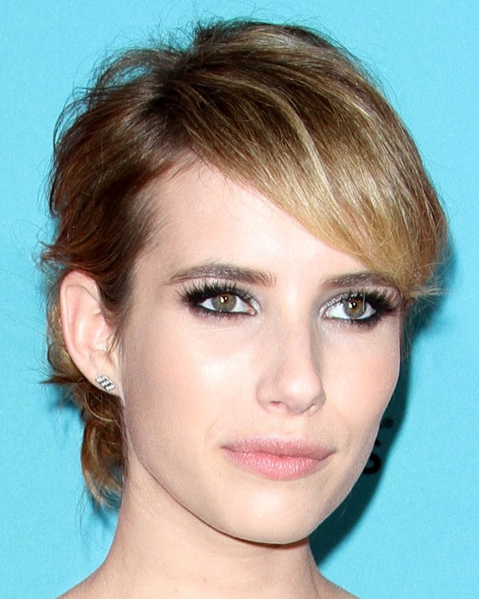 Emma Roberts at the fourth season premiere of her hit show, American Horror Story: Freak Show,&nbsp;held at TCL Chinese Theatre in Hollywood on October 5, 2014
