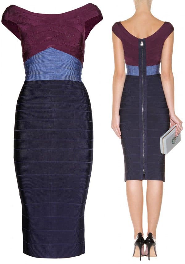 Herv&eacute; L&eacute;ger Sheena Bandage Dress