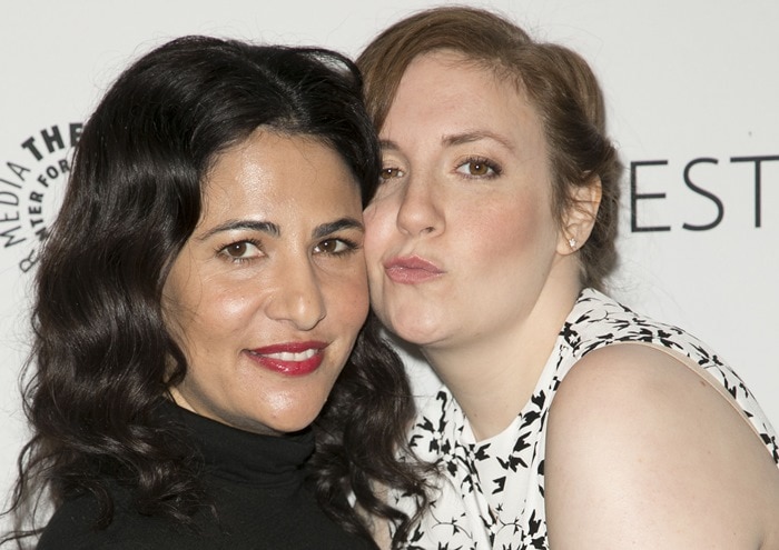 Lena Dunham and Jenni Konner at the Paley Center For Media&rsquo;s 32nd Annual PALEYFEST LA presented &lsquo;Girls&rsquo; at the Dolby Theatre in Hollywood on March 8, 2015