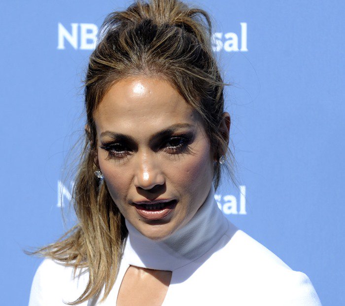 Jennifer Lopez trying to get advertisers and television viewers excited for the upcoming second season of her show &lsquo;Shades of Blue&rsquo;