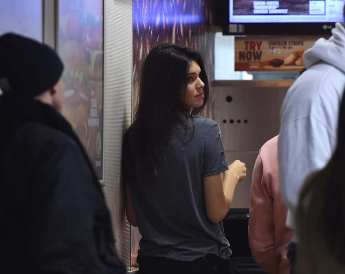 Kendall Jenner Eats Burger King With Drug Dealer Leon Anderson