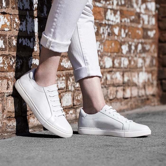 White Kenneth Cole "Kam" Fashion Sneakers