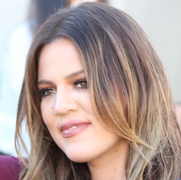 Khlo&eacute; Kardashian looked waxwork-like