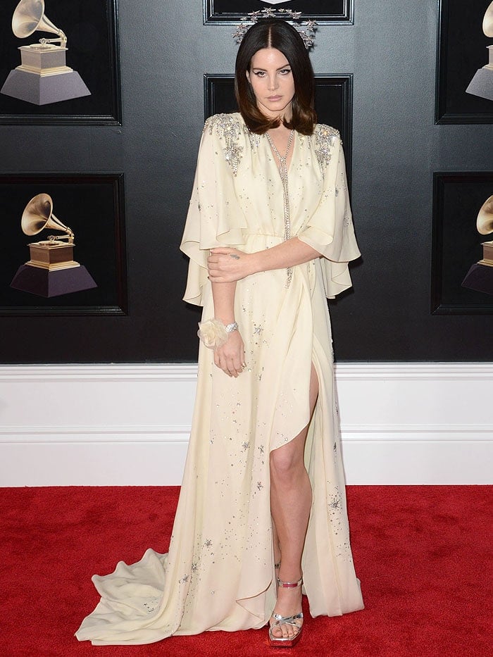 Lana Del Rey&nbsp;at the 2018 Grammy Awards held at Madison Square Garden in New York City on January 28, 2018.