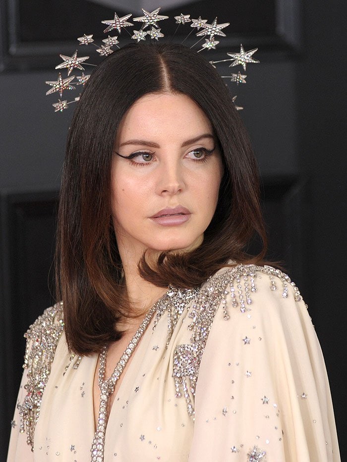 Lana Del Rey&nbsp;at the 2018 Grammy Awards held at Madison Square Garden in New York City on January 28, 2018.