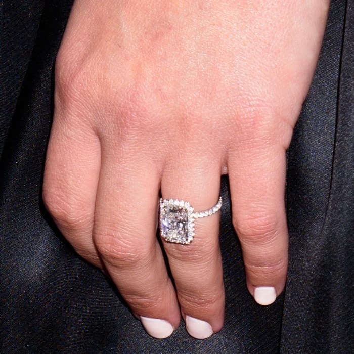 Lea Michele's engagement ring was designed by&nbsp;Leor Yerushalmi and The Jewelers of Las Vegas