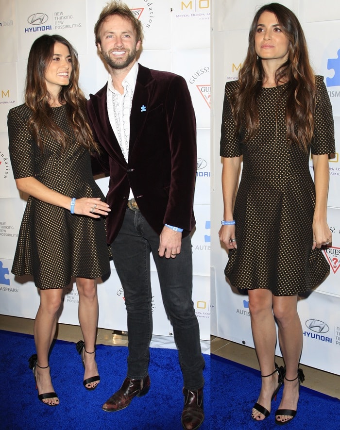 Nikki Reed and her hubby Paul McDonald at Autism Speaks&rsquo; Blue Tie Blue Jean Ball at the Beverly Hilton Hotel in Beverly Hills on November 29, 2012