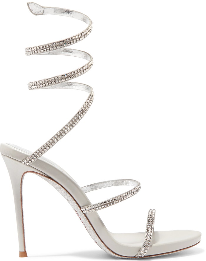 Rene Caovilla &lsquo;Cleo&rsquo; Crystal-Embellished Sandals