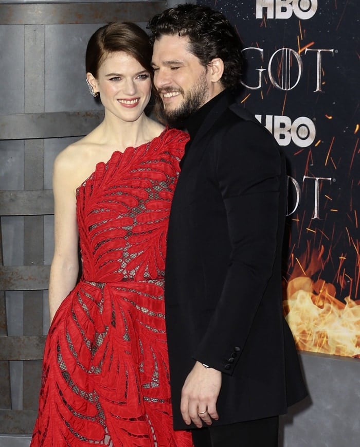 Kit Harington and Rose Leslie looked like the perfect pair