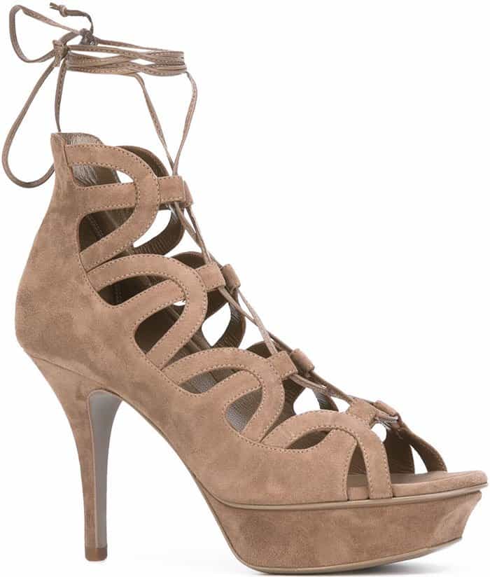 Saint Laurent Tribute Sixteen platform sandals
