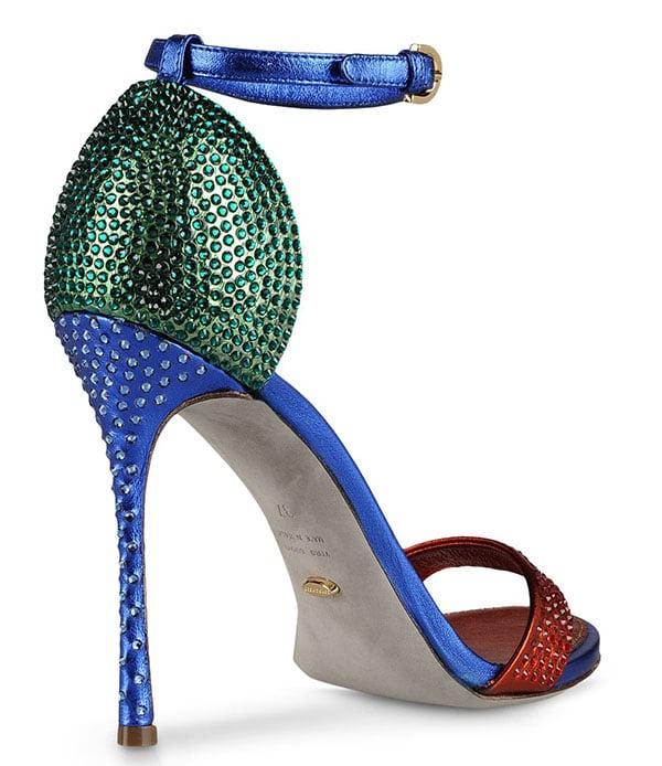 Sergio Rossi Flashy Sandals in Rust
