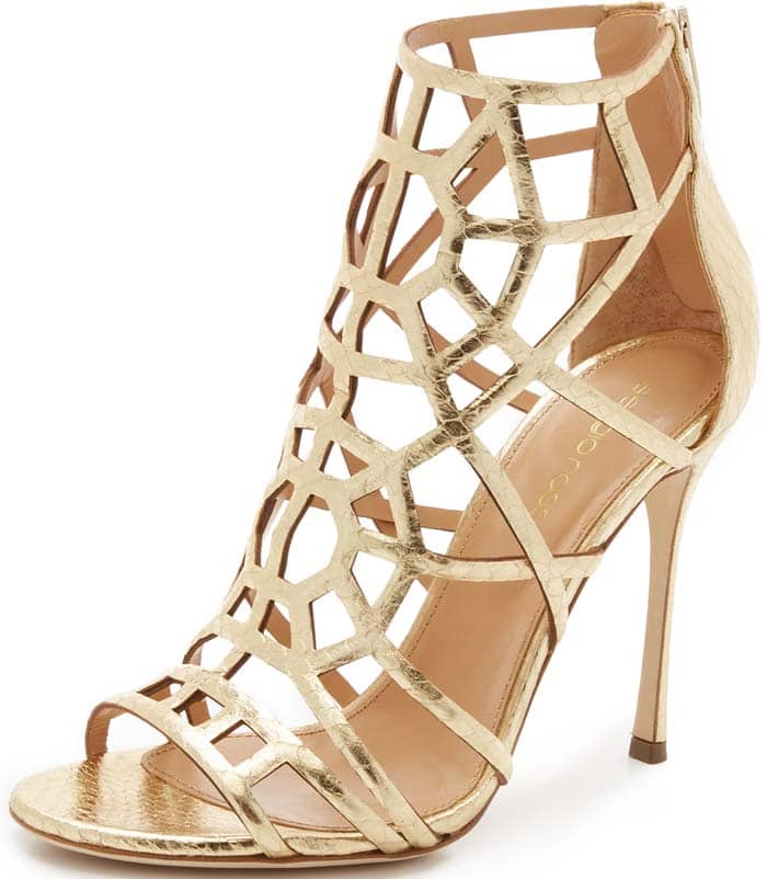 Sergio Rossi Puzzle Gold