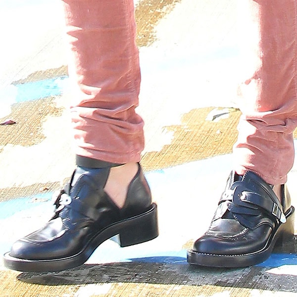 Sharon Stone's&nbsp;thousand-dollar Balenciaga cutout booties