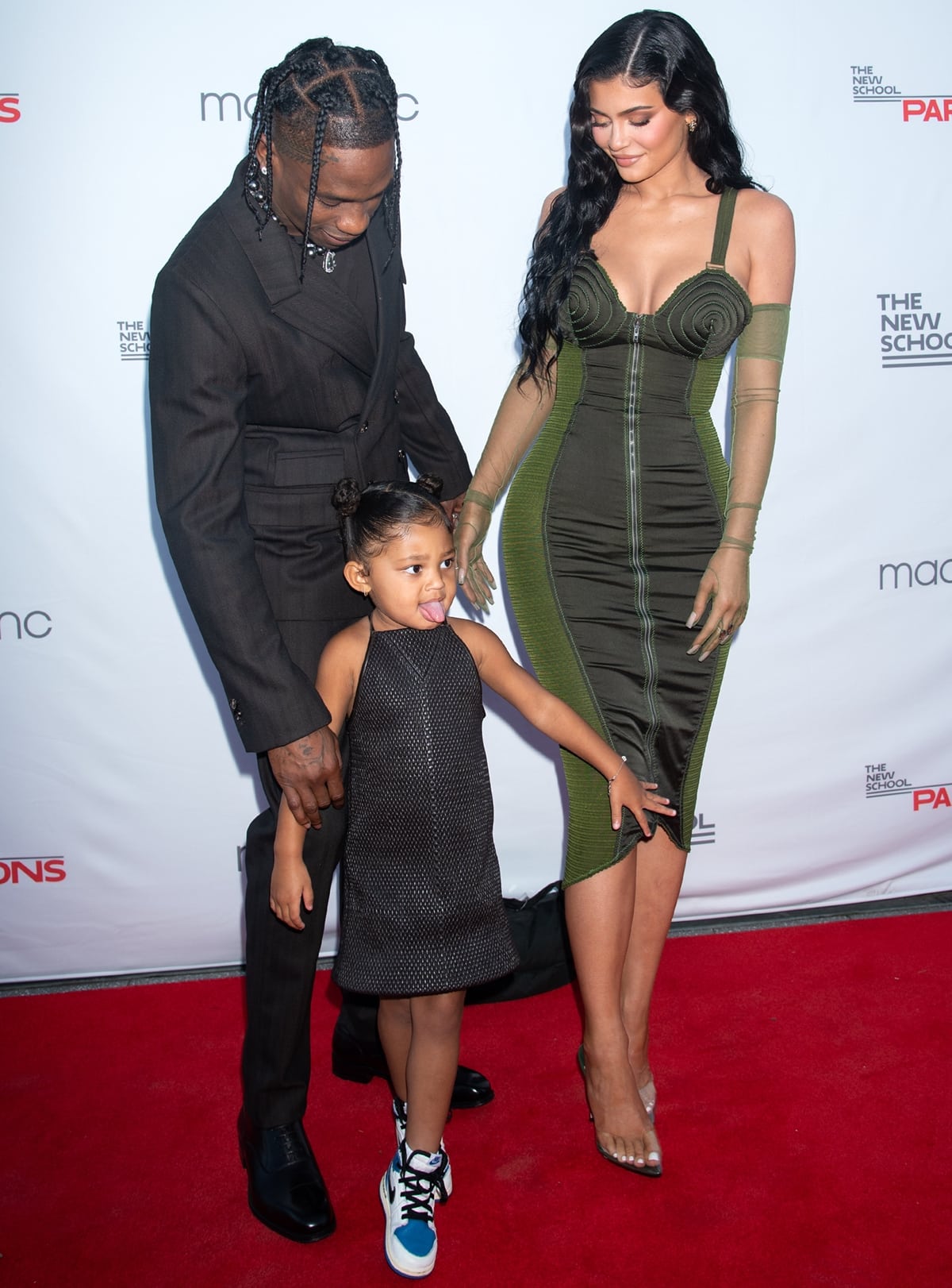 Kylie Jenner and Travis Scott were joined by their three-year-old daughter Stormi Webster