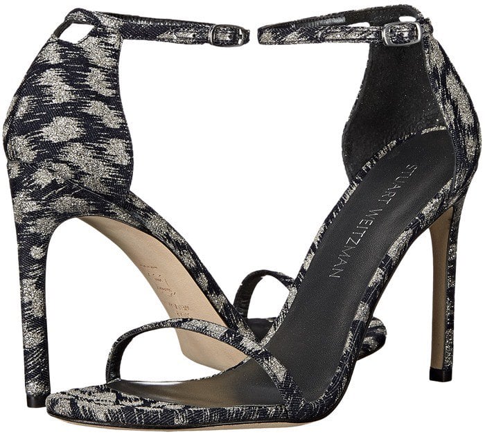 Stuart Weitzman Bridal & Evening Collection Nudistsong in Navy Galaxy Denim