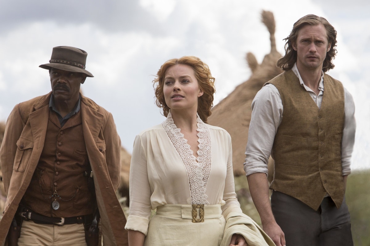 Alexander Skarsg&aring;rd played the character John Clayton/Tarzan, Margot Robbie played Jane Porter, and Samuel L. Jackson played George Washington Williams in The Legend of Tarzan