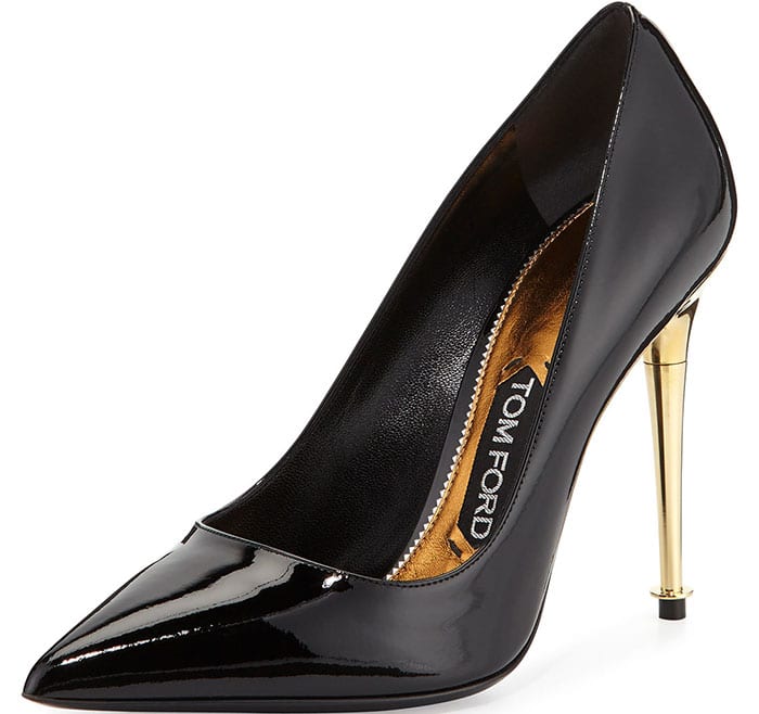 Tom Ford Patent-Leather Pin-Heel Pumps Black Patent