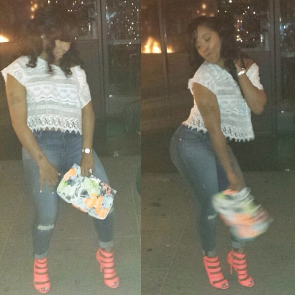 Toya Wright at the launch of&nbsp;Sheneka's hair extension line held at STK in West Hollywood on April 7, 2014