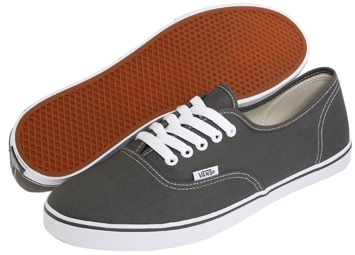 Vans Authentic Lo Pro Pewter Skate Shoe