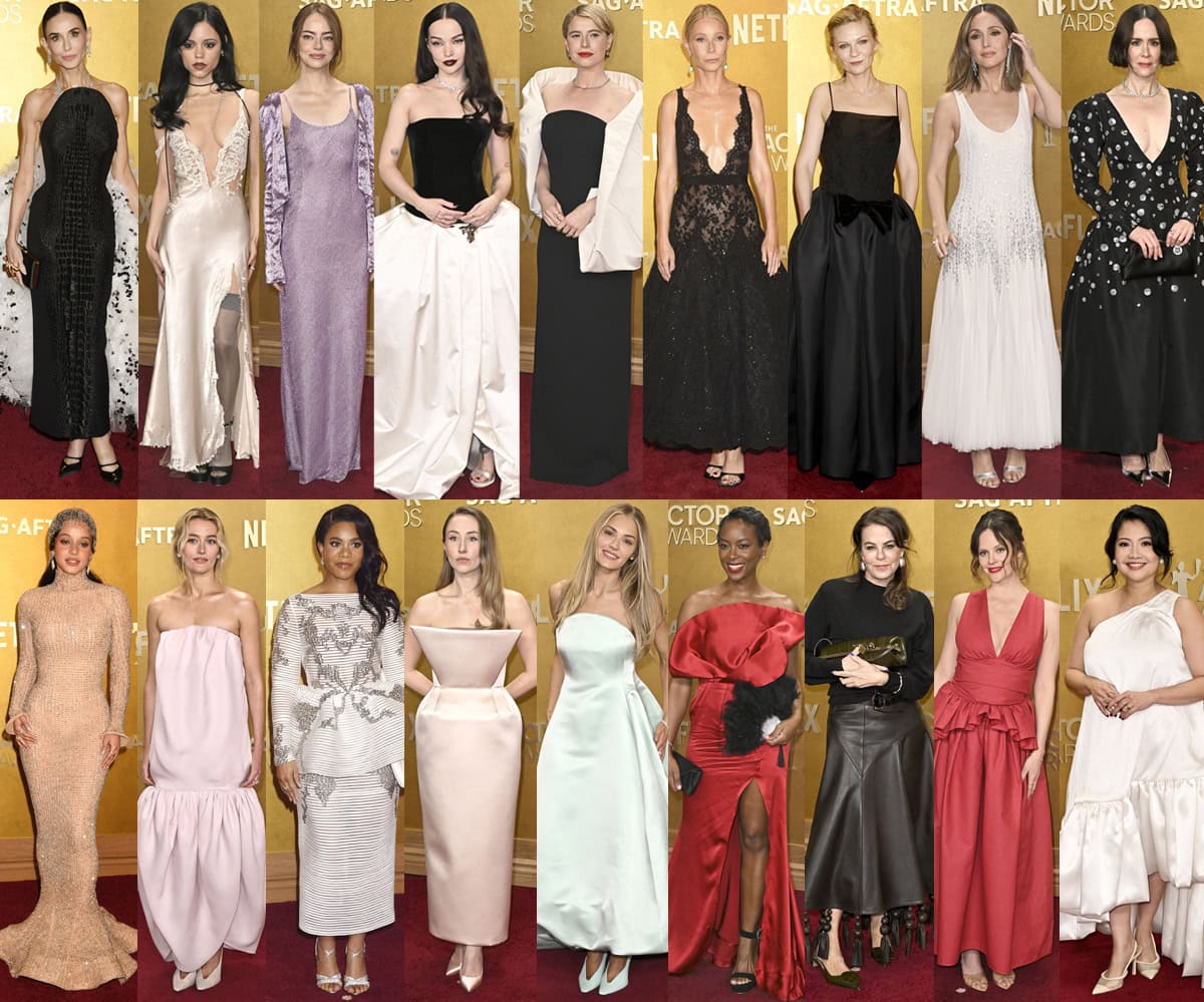 Stars step onto the red carpet at the 2026 Actor Awards in Los Angeles wearing an array of standout designer heels&mdash;from Balenciaga and Schiaparelli to Jimmy Choo and Gianvito Rossi&mdash;at the Shrine Auditorium and Expo Hall on March 1, 2026