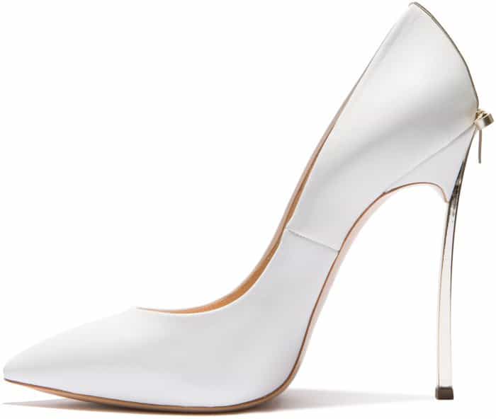 Casadei &ldquo;Blade&rdquo; pumps with bow detail