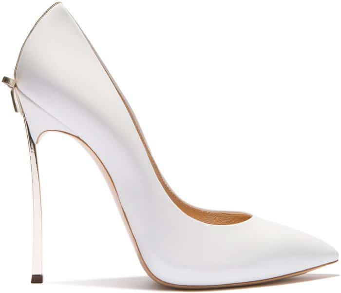 Casadei &ldquo;Blade&rdquo; pumps with bow detail
