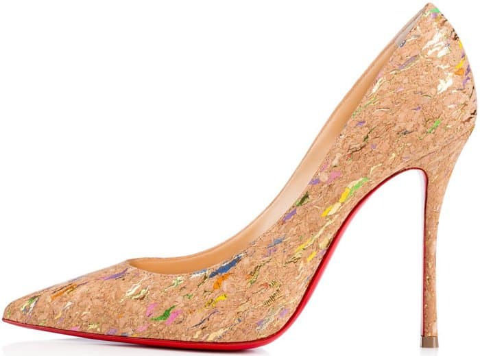 Christian Louboutin "Decoltish" pumps in multicolored liege lam&eacute;