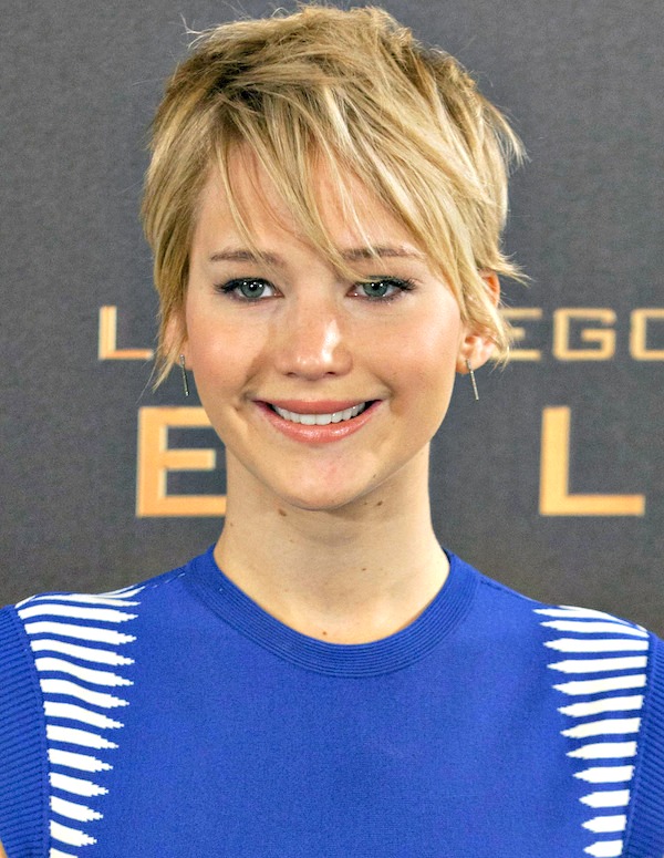 Jennifer Lawrence's&nbsp;diamond earrings from&nbsp;Monique P&eacute;an