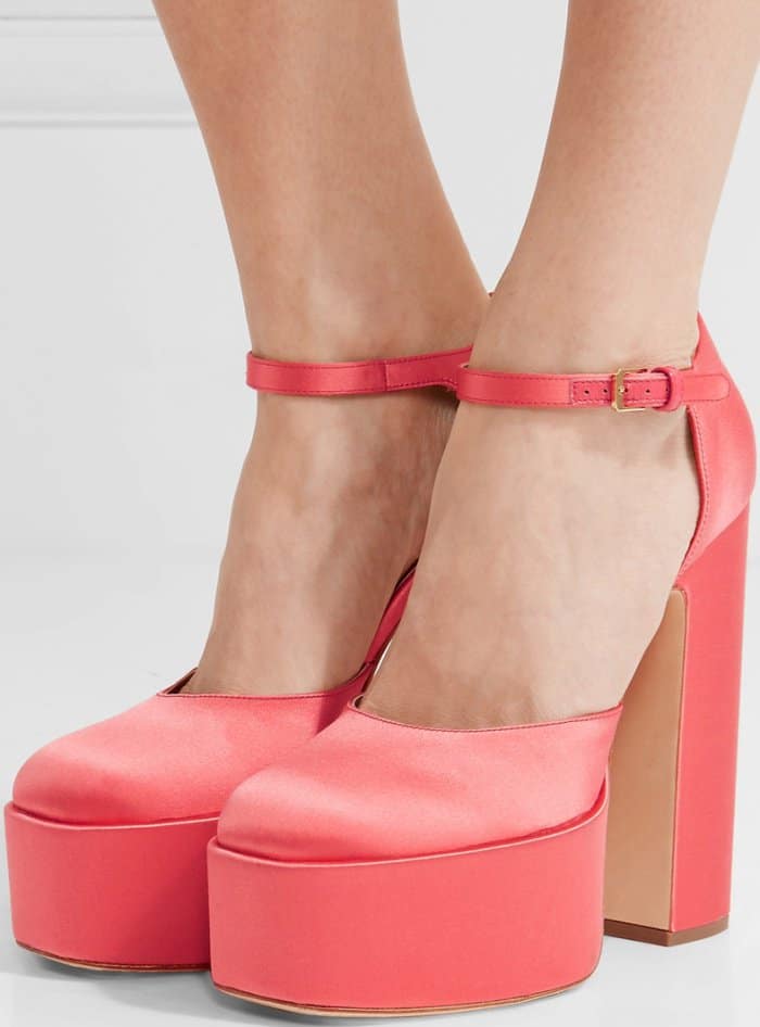 Laurence Dacade &ldquo;Lilas&rdquo; Satin Pumps