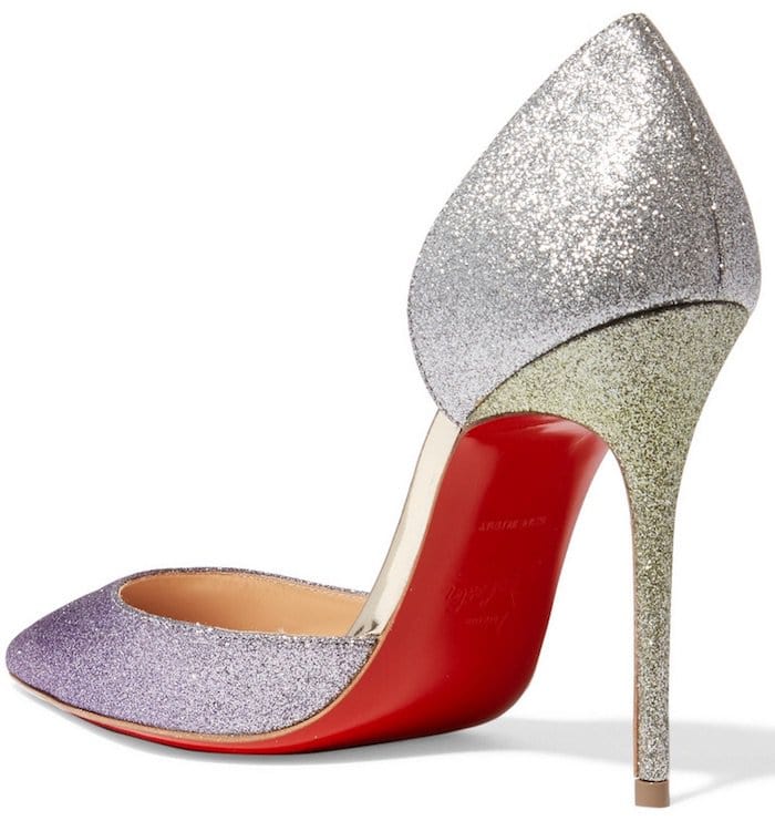 Christian Louboutin Iriza d&eacute;grad&eacute; glittered pumps2