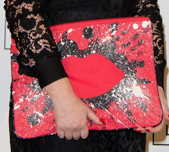 Lulu Guinness Lips Clutch Steals the Spotlight at Star-Studded Fashion Party