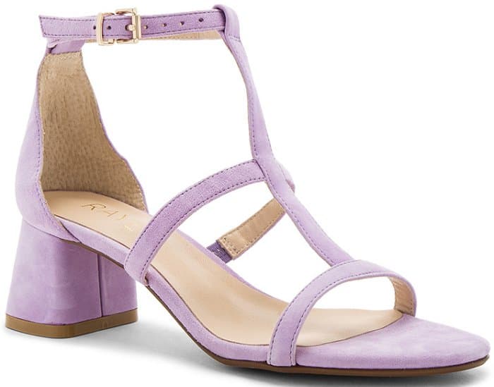 Raye &ldquo;Aggie&rdquo; Sandals in Lilac Suede