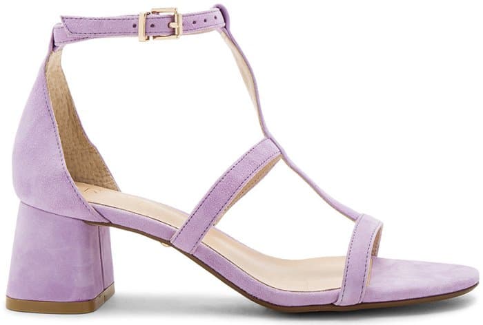 Raye &ldquo;Aggie&rdquo; Sandals in Lilac Suede