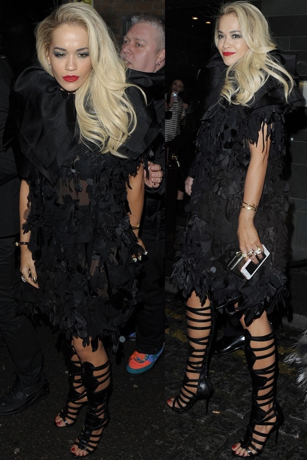 Rita Ora at the&nbsp;Three Six Zero Group and Roc Nation Brit Awards 2014 after-party