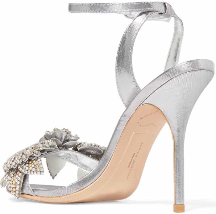 Sophia Webster &ldquo;Lilico&rdquo; embellished lam&eacute; sandals