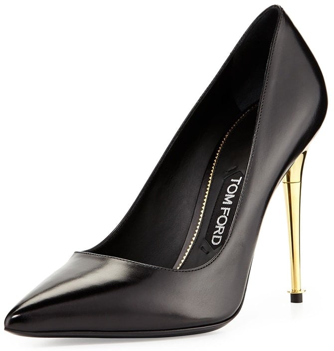 Tom Ford Patent-Leather Pin-Heel Pumps Black